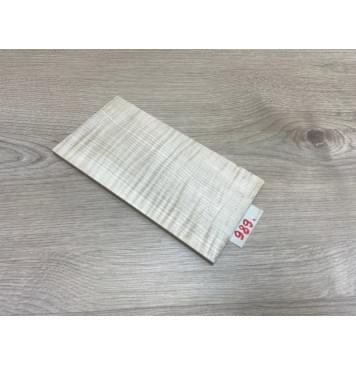 Клён Белый Явор, Волнистый заготовка накладки на головку грифа Радиал АА Волна ААА 6.5х107х200 мм-8