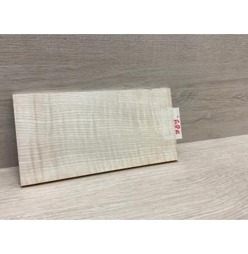 Клён Белый Явор, Волнистый заготовка накладки на головку грифа Радиал АА Волна ААА 6.5х107х200 мм-7