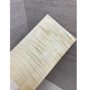 Клён Белый Явор, Волнистый заготовка накладки на головку грифа Радиал АА Волна ААА 6.5х107х200 мм-1