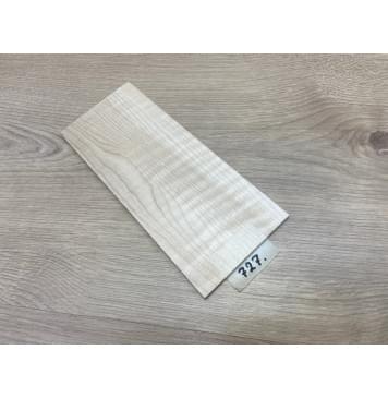 Клён Белый Явор, Волнистый заготовка накладки на головку грифа Смешанный ААА Волна АА 5х96х220 мм-7