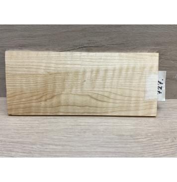 Клён Белый Явор, Волнистый заготовка накладки на головку грифа Смешанный ААА Волна АА 5х96х220 мм-3