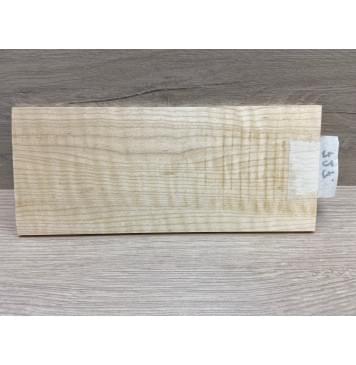 Клён Белый Явор, Волнистый заготовка накладки на головку грифа Смешанный ААА Волна АА 5х96х220 мм-2