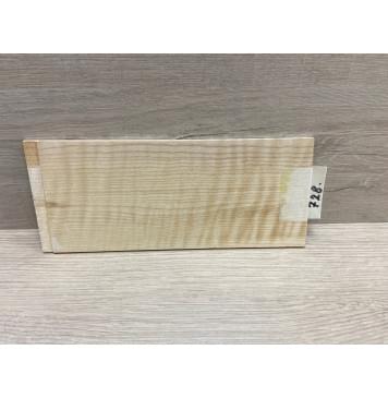 Клён Белый Явор, Волнистый заготовка накладки на головку грифа Смешанный ААА Волна АА 5х95х210 мм-6