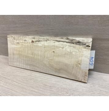 Клён Чёрный Явор, Волнистый заготовка накладки на головку грифа Смешанный ААА Волна ААА 6х108х260 мм-2