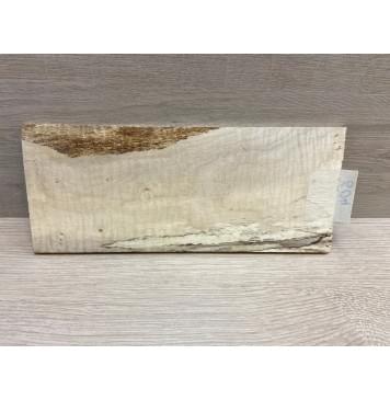 Клён Чёрный Явор, Волнистый заготовка накладки на головку грифа Смешанный ААА Волна ААА 6х108х260 мм-1