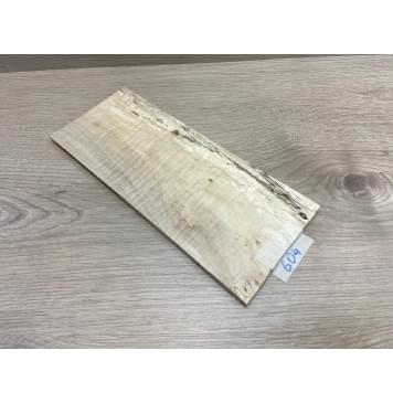 Клён Чёрный Явор, Волнистый заготовка накладки на головку грифа Смешанный ААА Волна ААА 6х108х260 мм-4