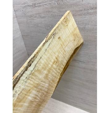 Клён Чёрный Явор, Волнистый заготовка накладки на головку грифа Смешанный ААА Волна ААА 6х108х260 мм-7