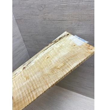 Клён Чёрный Явор, Волнистый заготовка накладки на головку грифа Смешанный ААА Волна ААА 6х108х260 мм-9