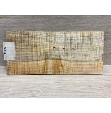 Клён Американский Волнистый заготовка накладки на головку грифа Радиал АА Волна ААА 5х113х240 мм -2