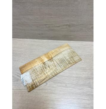 Клён Американский Волнистый заготовка накладки на головку грифа Радиал АА Волна ААА 5х113х240 мм -4