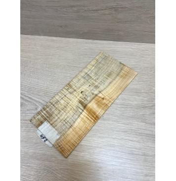 Клён Американский Волнистый заготовка накладки на головку грифа Радиал АА Волна ААА 5х113х240 мм -5