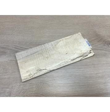 Клён Чёрный Явор, Волнистый заготовка накладки на головку грифа Смешанный ААА Волна ААА 6х107х260 мм-1