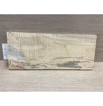 Клён Чёрный Явор, Волнистый заготовка накладки на головку грифа Смешанный ААА Волна ААА 6х107х260 мм-5