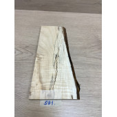 Клён Американский Spalted Волнистый заготовка накладки на головку грифа Смешанный ААА Волна ААА 7х80-100х230 мм