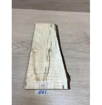 Клён Американский Spalted Волнистый заготовка накладки на головку грифа Смешанный ААА Волна ААА 7х80-100х230 мм-7