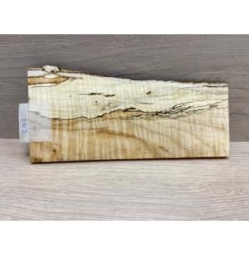 Клён Американский Spalted Волнистый заготовка накладки на головку грифа Смешанный ААА Волна ААА 7х80-100х230 мм-3