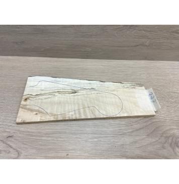 Клён Американский Spalted Волнистый заготовка накладки на головку грифа Смешанный ААА Волна ААА 7х60-95х230 мм-6