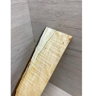 Клён Американский Spalted Волнистый заготовка накладки на головку грифа Смешанный ААА Волна ААА 7х60-95х230 мм-0