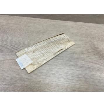 Клён Американский Волнистый заготовка накладки на головку грифа Смешанный А Волна ААА 6х70-95х210 мм-6