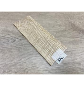 Ясень Белый Волнистый заготовка накладки на головку грифа Смешанный ААА Волна ААА 4.5х90х235 мм-3