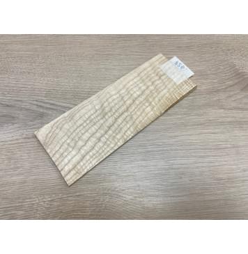 Ясень Белый Волнистый заготовка накладки на головку грифа Смешанный ААА Волна ААА 4.5х90х235 мм-7