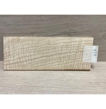 Ясень Белый Волнистый заготовка накладки на головку грифа Смешанный ААА Волна ААА 4.5х90х235 мм-6