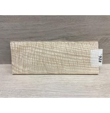 Ясень Белый Волнистый заготовка накладки на головку грифа Смешанный ААА Волна ААА 4.5х90х235 мм-5