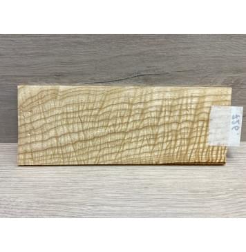 Ясень Белый Волнистый заготовка накладки на головку грифа Смешанный ААА Волна ААА 4.5х90х235 мм-0
