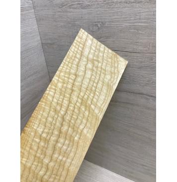 Ясень Белый Волнистый заготовка накладки на головку грифа Смешанный ААА Волна ААА 4.5х90х235 мм-2