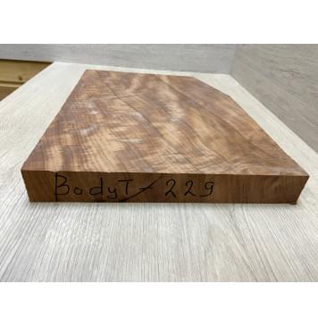 Макоре Пламя заготовка корпуса для тревел гитары Смешанный ААА Волна ААА 42х259-309х400 мм (массив) АКЦИЯ Макоре Пламя заготовка корпуса для тревел гитары Смешанный ААА Волна ААА 42х259-309х400 мм (массив) АКЦИЯ-3