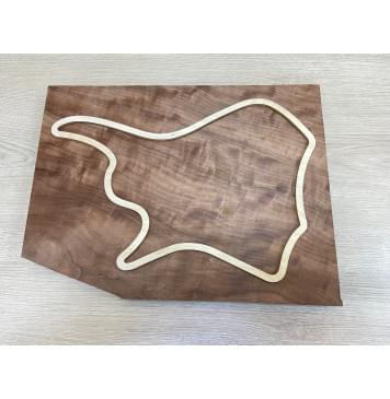 Макоре Пламя заготовка корпуса для тревел гитары Смешанный ААА Волна ААА 42х259-309х400 мм (массив) АКЦИЯ Макоре Пламя заготовка корпуса для тревел гитары Смешанный ААА Волна ААА 42х259-309х400 мм (массив) АКЦИЯ-1