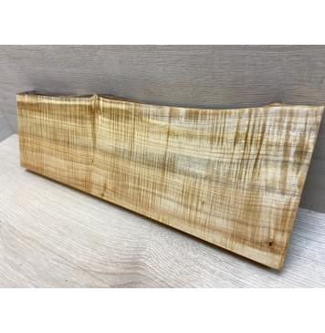 Клён Американский Волнистый заготовка на топ для тревел гитары под распил Радиал АА Волна ААА 31х135-155х455 мм-0