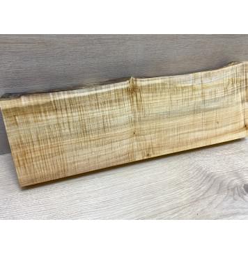 Клён Американский Волнистый заготовка на топ для тревел гитары под распил Радиал АА Волна ААА 31х135-155х455 мм-3
