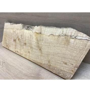 Клён Американский Чёрный Волнистый заготовка на топ под распил Смешанный АА Волна ААА 22,5х165-185х520 мм-1