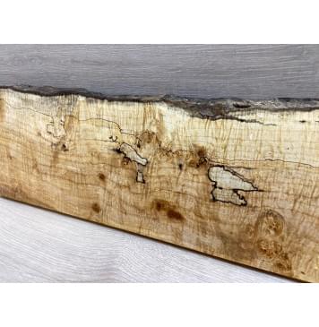 Клён Американский Чёрный Волнистый заготовка на топ под распил Смешанный АА Волна ААА 22,5х165-185х520 мм-8