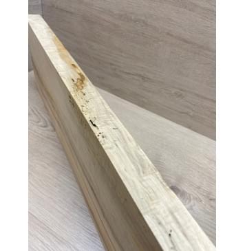 Клён Американский Облачко заготовка на топ под распил Смешанный АА Волна ААА 35х195х560 мм (уценка, трещина)-5