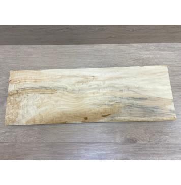 Клён Американский Облачко заготовка на топ под распил Смешанный АА Волна ААА 35х195х560 мм (уценка, трещина)-3