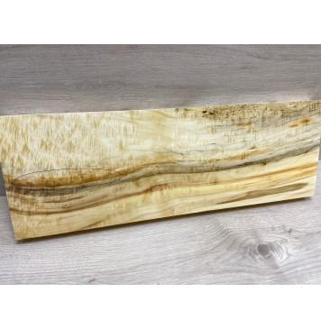 Клён Американский Облачко заготовка на топ под распил Смешанный АА Волна ААА 35х195х560 мм (уценка, трещина)-11