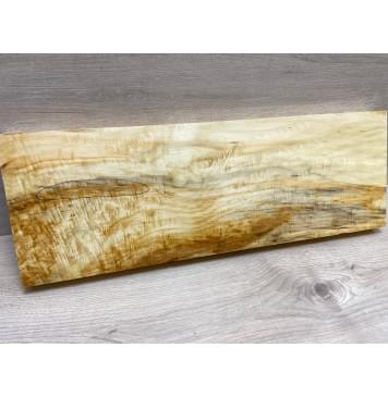 Клён Американский Облачко заготовка на топ под распил Смешанный АА Волна ААА 35х195х560 мм (уценка, трещина)-9