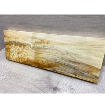 Клён Американский Облачко заготовка на топ под распил Смешанный АА Волна ААА 35х195х560 мм (уценка, трещина)-8