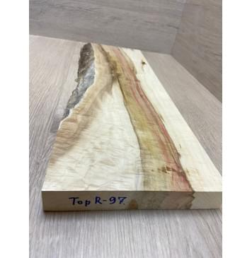Клён Американский Облачко заготовка на топ  Смешанный АА Волна ААА 32х152-197х570 мм (1шт под распил)-4
