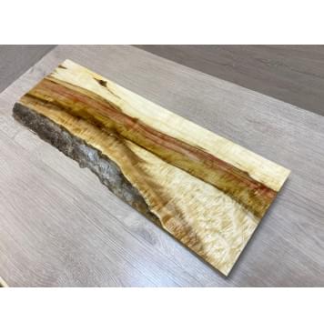 Клён Американский Облачко заготовка на топ  Смешанный АА Волна ААА 32х152-197х570 мм (1шт под распил)-9