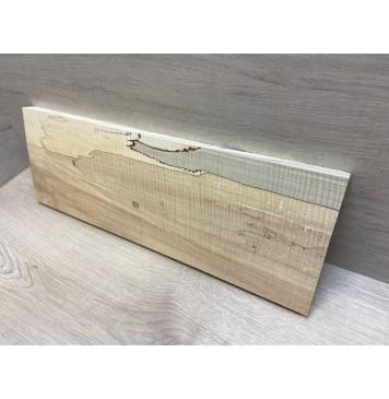 Клён Американский Чёрный Волнистый заготовка на топ под распил Смешанный АА Волна ААА 23х180х530 мм-9