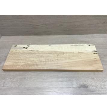 Клён Американский Чёрный Волнистый заготовка на топ под распил Смешанный АА Волна ААА 23х180х530 мм-10