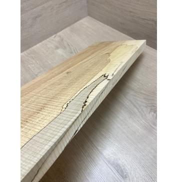 Клён Американский Чёрный Волнистый заготовка на топ под распил Смешанный АА Волна ААА 23х180х530 мм-13