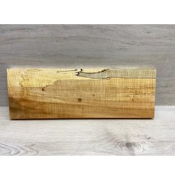 Клён Американский Чёрный Волнистый заготовка на топ под распил Смешанный АА Волна ААА 23х180х530 мм-0