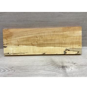 Клён Американский Чёрный Волнистый заготовка на топ под распил Смешанный АА Волна ААА 23х180х530 мм-3