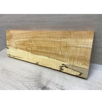 Клён Американский Чёрный Волнистый заготовка на топ под распил Смешанный АА Волна ААА 23х180х530 мм-4