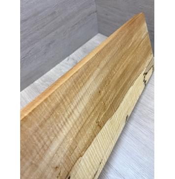 Клён Американский Чёрный Волнистый заготовка на топ под распил Смешанный АА Волна ААА 23х180х530 мм-6