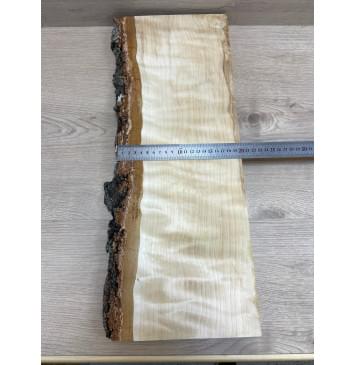 Берёза Пламенная заготовка на топ Радиал АА Волна ААА 34х160-170х530 мм (1шт под распил)-4